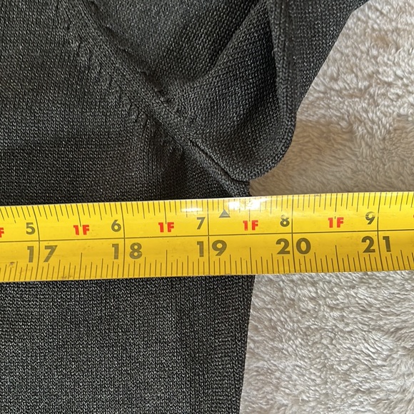 Ann Taylor Shrug Cardigan Jacket Black Silk Knit Ties Cropped Formal Office Wear - Picture 3 of 6